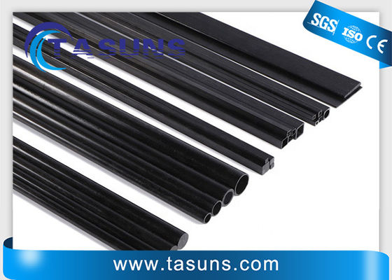 คุณภาพ  Waterproof Pultruded Carbon Fiber Rod Solid Square Rod For Concrete Reinforcement โรงงาน